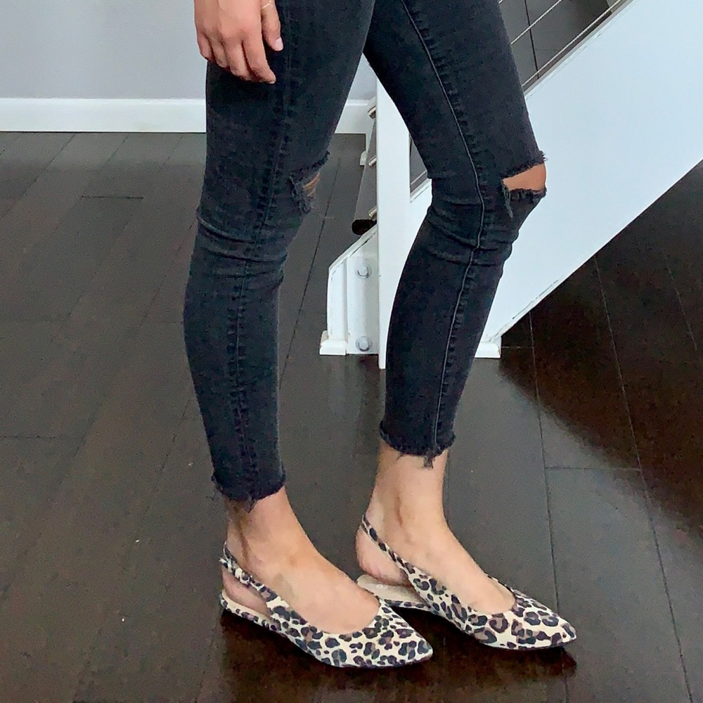 Sling back flats